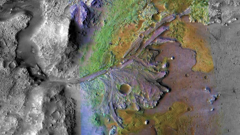Perseverance Finds Three Water Episodes in Jezero Rocks