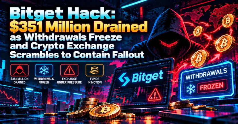 Bitget Hit for $351.6M as Circle and Tether Freeze Loot