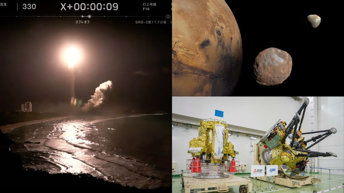 Japan's MMX Launches on First Phobos Sample-Return Bid