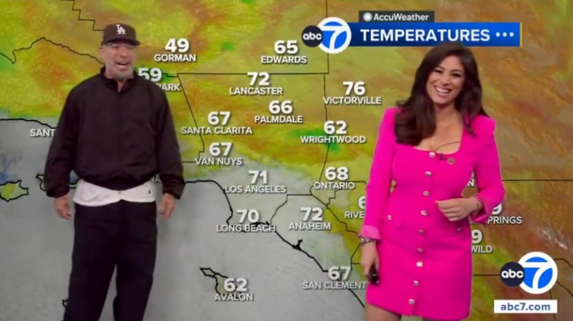 Jo Koy Takes Over ABC 7 Weather, Calls the Job 'So Hard'