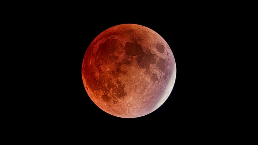 Why the Moon Turns Copper-Red